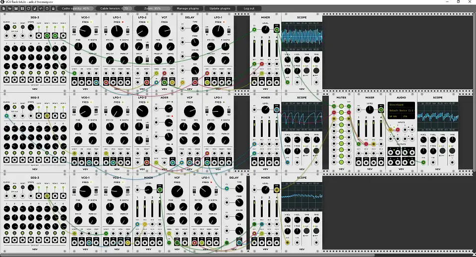 4ms || SWN モジュラーシンセ オシレーター VCO-silversky 